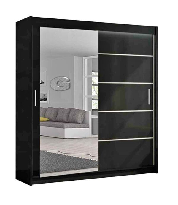 Lyon Sliding Mirror Door Wardrobe