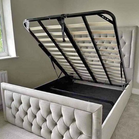thi is a hilton storage bed frame