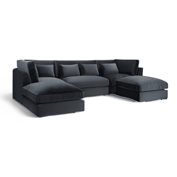 this is high back u shape 6 seater sofa