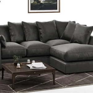 this is the picture of dylan corner sofa in plush velvet