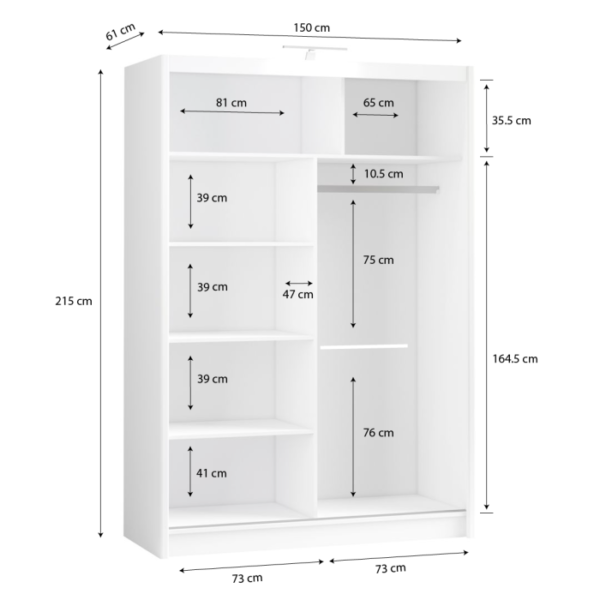 berlin-wardrobe-150cm-dimension