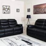 Leather Roma Recliner Sofa